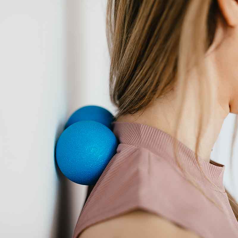 sports massage treatment in action image of