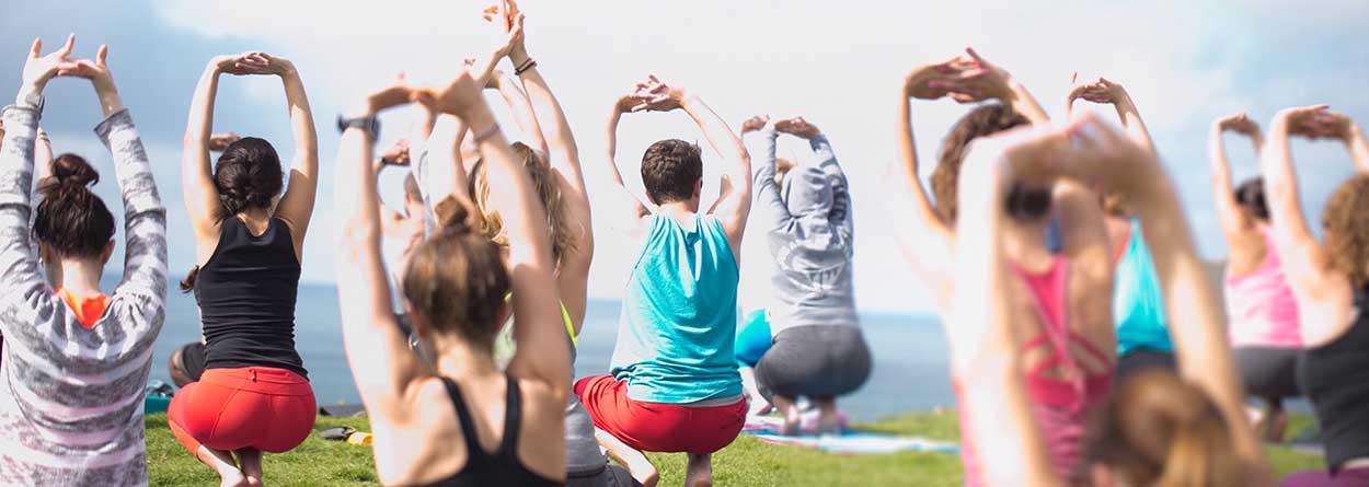 yoga session in action image of...